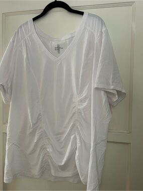 Zella t-shirt, white, 3X